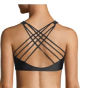ONZIE Chic Strappy  Sports Bra, Black
